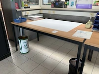 Hoek bureautafel zonder inhoud - afbeelding 5 van  7