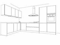 Hoek keuken nobilia - afbeelding 15 van  17