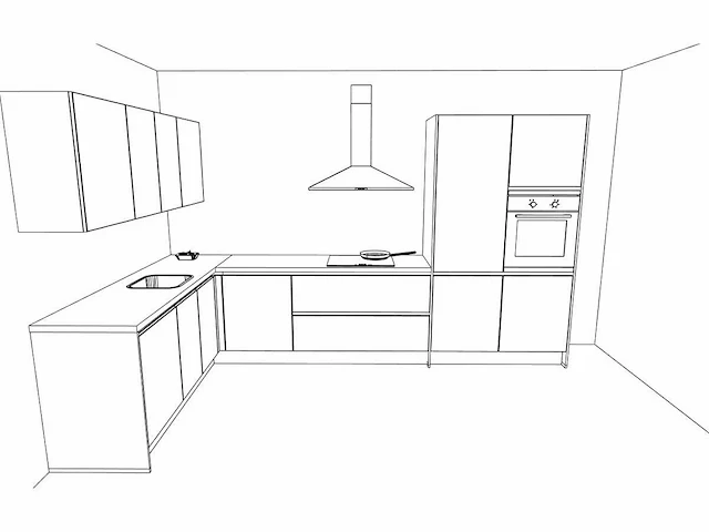 Hoek keuken nobilia - afbeelding 17 van  17