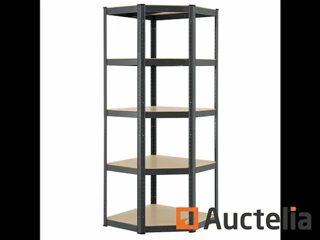 Hoek rek hoek basic 180 x 70 x 40 cm - afbeelding 2 van  4