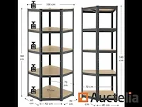 Hoek rek hoek basic 180 x 70 x 40 cm - afbeelding 3 van  4