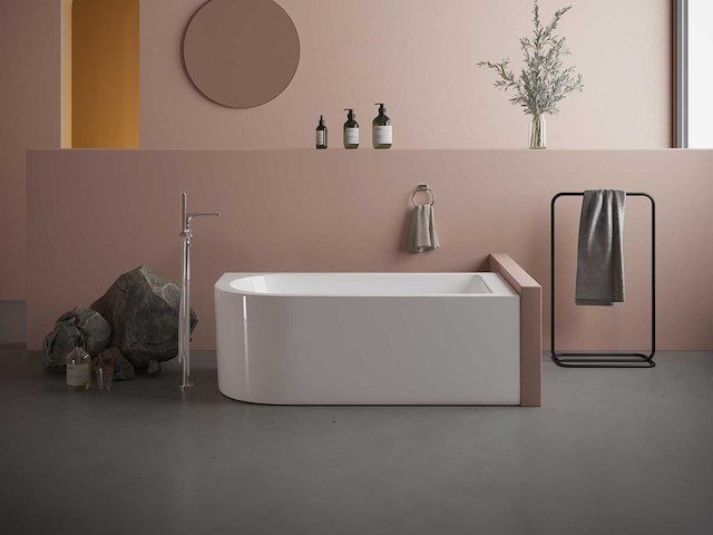 Hoekbad - 201l - 150 x 75 x 58 cm - wit - rechte hoek - afbeelding 9 van  10