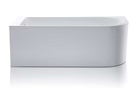 Hoekbad - 240l - 170 x 75 x 58 cm - wit - linkerhoek - afbeelding 2 van  9