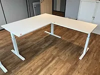 Hoekbureau - wit