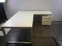 Hoekbureau gdb met ladenblok - afbeelding 3 van  6