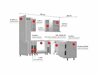 Hoekkeuken edan 255x200 cm wit canadian in bouwpakket - afbeelding 2 van  2