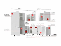 Hoekkeuken family line sole – complete set 230 cm x 275 cm in bouwpakket - afbeelding 2 van  3