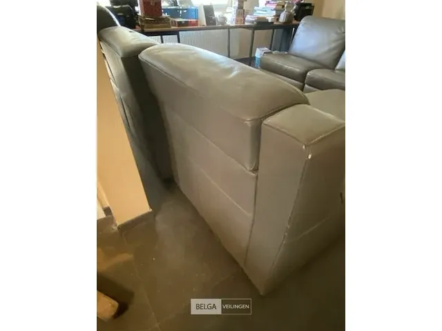 Hoeksalon leder 6-delig met elektrische relaxzetel - afbeelding 6 van  6