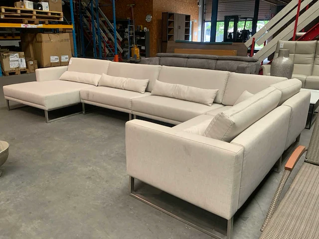 Hoeksalon met longchair - afbeelding 1 van  7