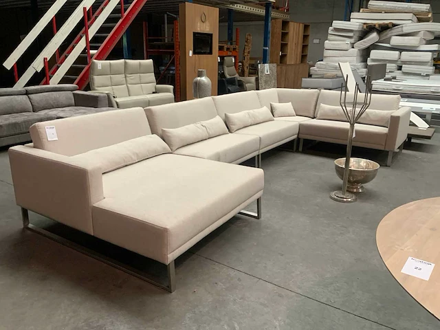 Hoeksalon met longchair - afbeelding 2 van  7