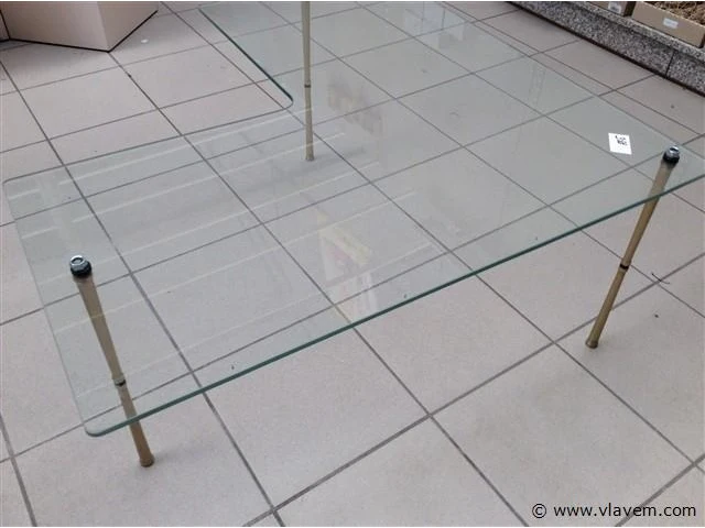 Hoektafel glas - afbeelding 2 van  2