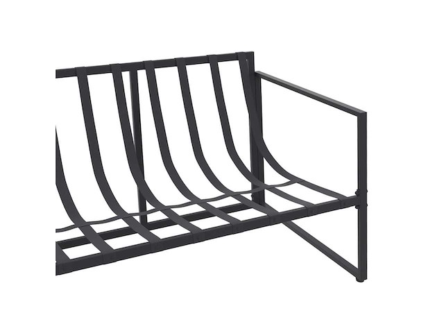 Hoektuinmeubelen - 8 zitplaatsen - grijs staal - afbeelding 10 van  10