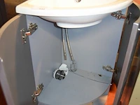 Hoekwasbak met kraan en onderkast, waterdispenser sip well - afbeelding 5 van  8
