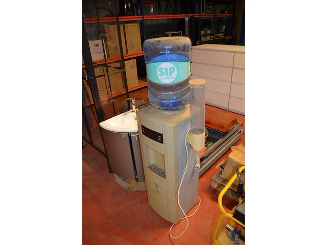 Hoekwasbak met kraan en onderkast, waterdispenser sip well - afbeelding 8 van  8