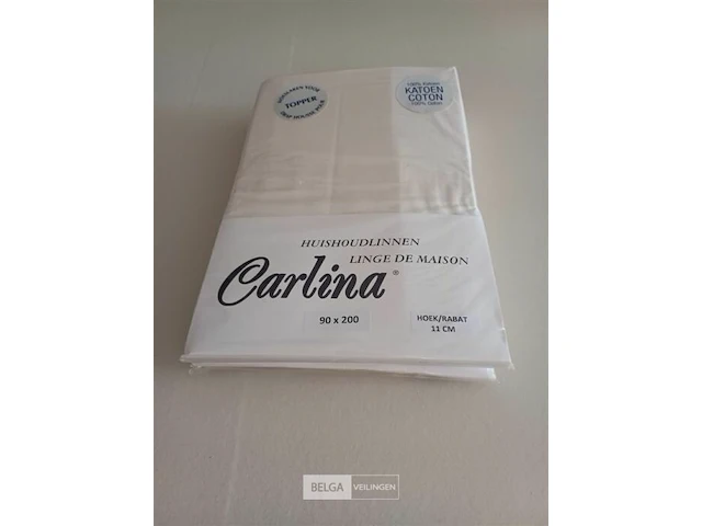 Hoeslaken topper carlina jersey (2 stuks) - afbeelding 1 van  1