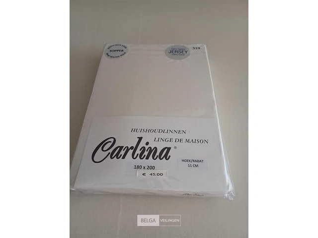 Hoeslaken topper carlina jersey - afbeelding 1 van  1