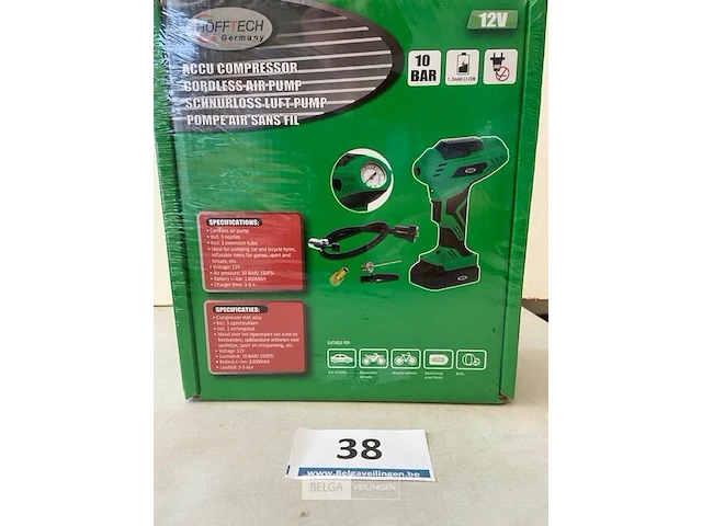 Hofftech accu compressor 10 bar - afbeelding 2 van  3