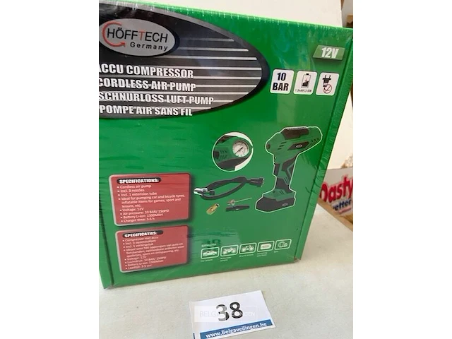 Hofftech accu compressor 10 bar - afbeelding 3 van  3