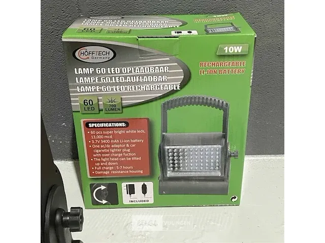 Hofftech werklamp oplaadbaar 220 v - afbeelding 4 van  7