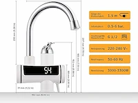 Hogart elektrische kraan met doorstroomboiler - afbeelding 2 van  4