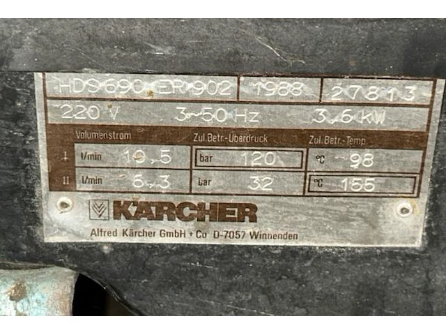 Hoge drukreiniger kärcher mobiel - afbeelding 8 van  11