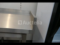 Hoge hoek werktafel met rvs achterfronton - afbeelding 6 van  6