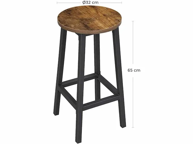 Hoge krukken, set van 6, barstoelen, keukenstoel - afbeelding 2 van  7
