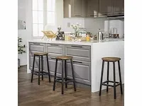 Hoge krukken, set van 6, barstoelen, keukenstoel - afbeelding 4 van  7