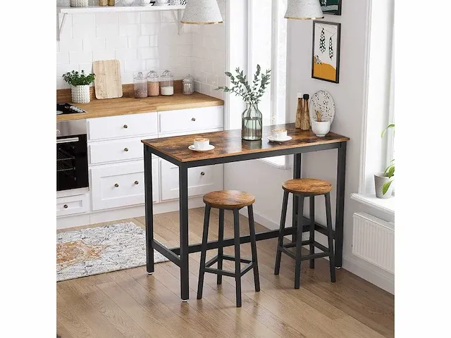 Hoge krukken, set van 6, barstoelen, keukenstoel - afbeelding 6 van  7