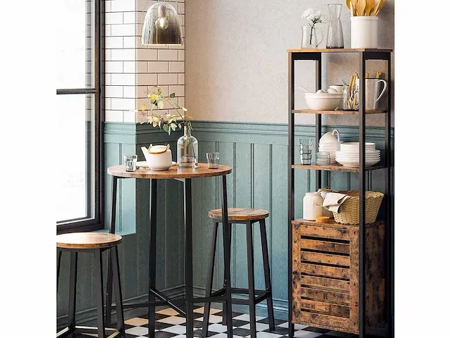 Hoge krukken, set van 6, barstoelen, keukenstoel - afbeelding 7 van  7
