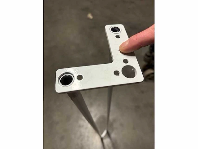 Hoge metalen tafelpoten 105cm 100x - afbeelding 3 van  4