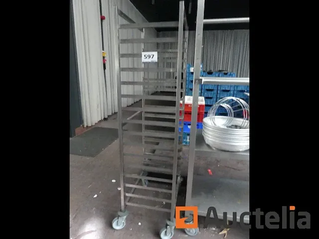 Hoge roltafel, bakker roltafel, warm houden - afbeelding 1 van  9