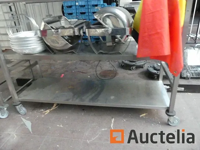 Hoge roltafel, bakker roltafel, warm houden - afbeelding 2 van  9