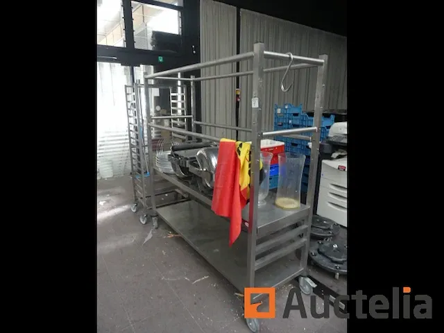 Hoge roltafel, bakker roltafel, warm houden - afbeelding 3 van  9