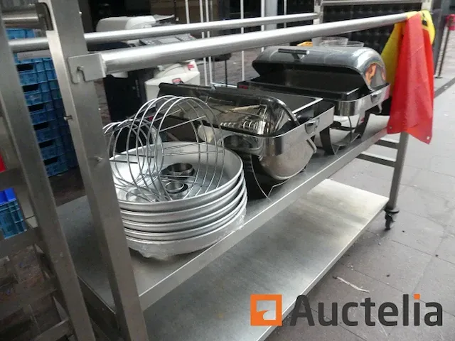 Hoge roltafel, bakker roltafel, warm houden - afbeelding 4 van  9