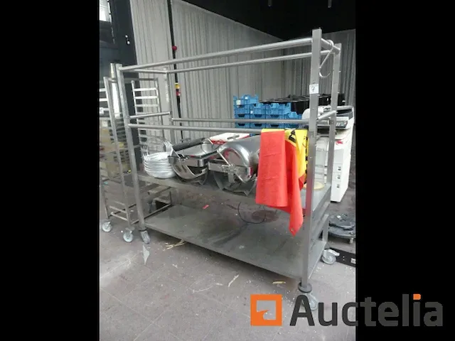 Hoge roltafel, bakker roltafel, warm houden - afbeelding 5 van  9