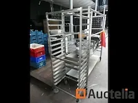 Hoge roltafel, bakker roltafel, warm houden - afbeelding 7 van  9