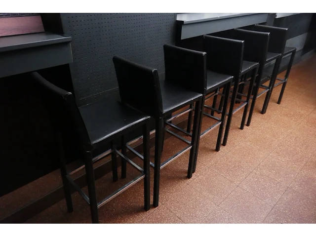 Hoge stoelen 6 stuks - afbeelding 2 van  3
