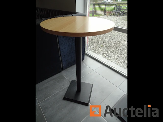 Hoge tafel in beukenlook - afbeelding 1 van  2
