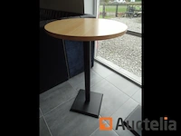 Hoge tafel in beukenlook - afbeelding 1 van  2