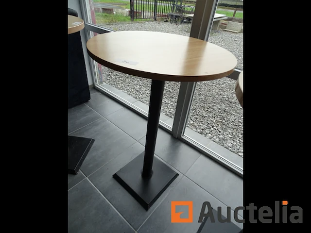 Hoge tafel in beukenlook - afbeelding 1 van  2