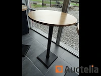 Hoge tafel in beukenlook - afbeelding 1 van  2