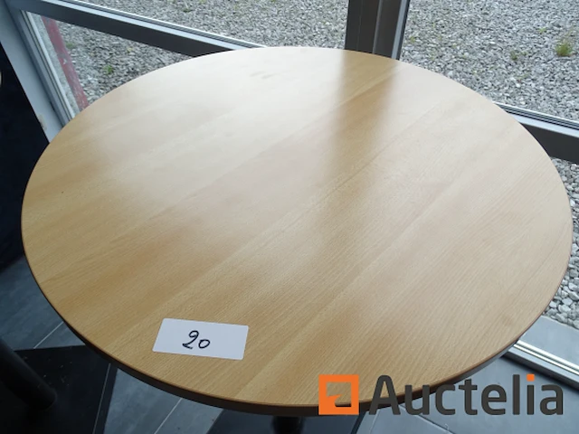 Hoge tafel in beukenlook - afbeelding 2 van  2
