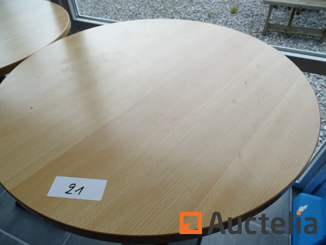 Hoge tafel in beukenlook - afbeelding 3 van  3
