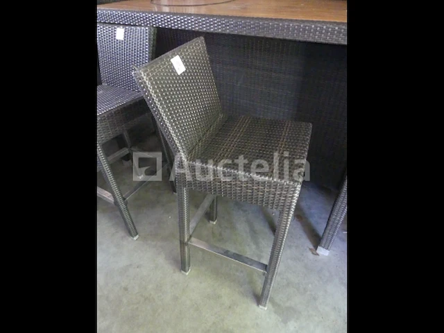 Hoge tafel met 2 kinderstoelen - afbeelding 5 van  5