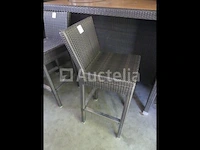 Hoge tafel met 2 kinderstoelen - afbeelding 5 van  5