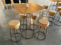 Hoge tafels (3x) - afbeelding 2 van  3