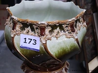Hoge vintage bloemenpot h 118cm - afbeelding 2 van  4