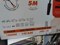 Hogedrukreiniger 220 volt, 140 bar, incl toebehoren - afbeelding 7 van  23