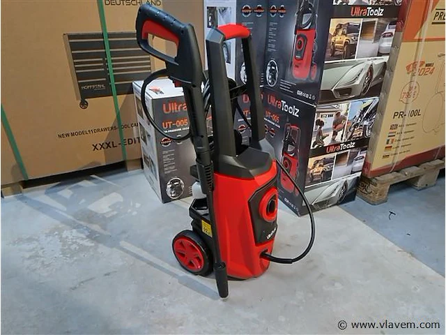 Hogedrukreiniger 220 volt, 140 bar, incl toebehoren - afbeelding 1 van  23